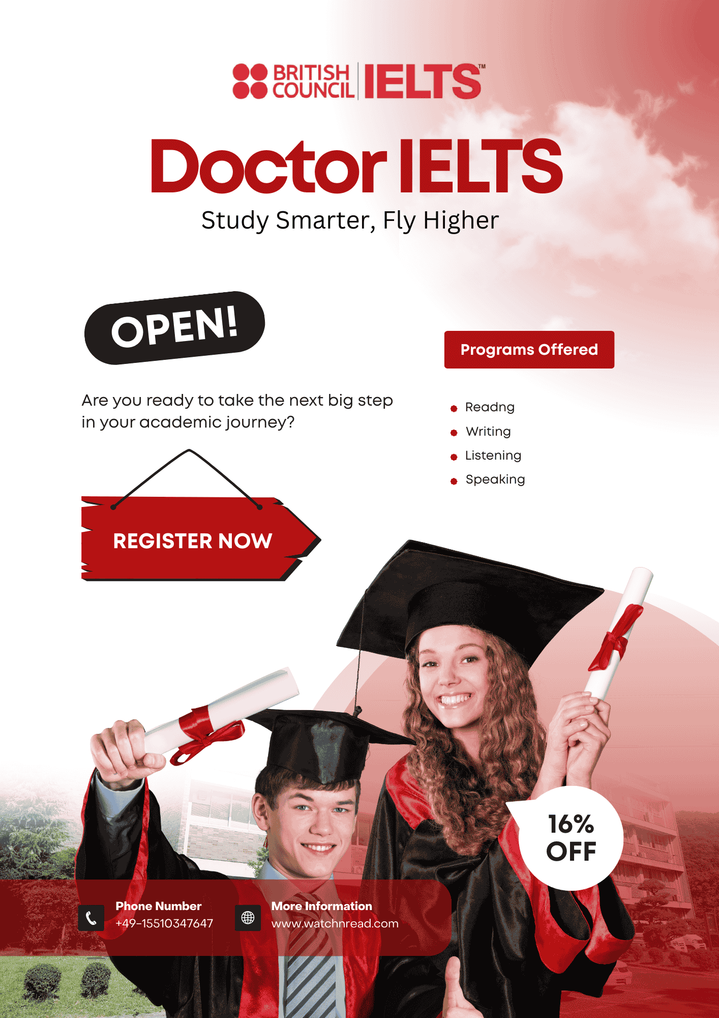IELTS Flyer _ WatchNRead